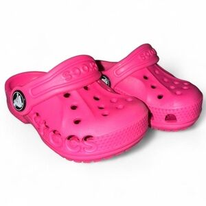 Classic Baya Crocs Baby/Kids Clog - Hot Pink | Size C4 (aka. 12-18mo.)